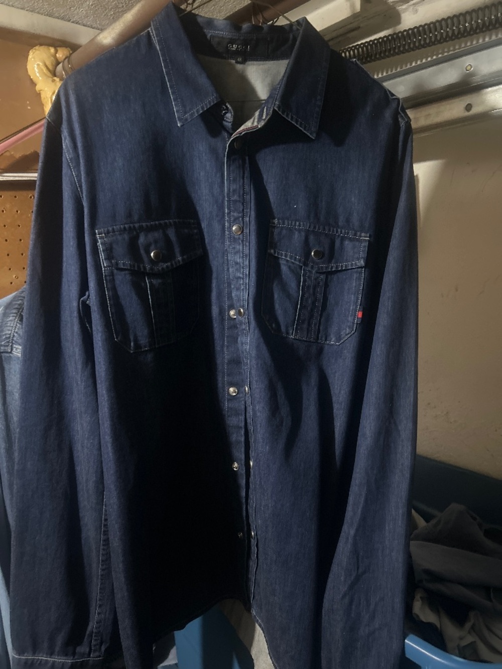Gucci Demin Western Shirt